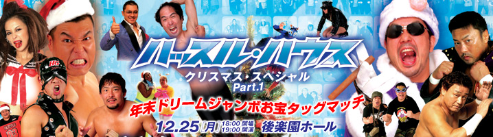 低価格で大人気の ハッスル ハウス プロレス vol.15垂れ幕